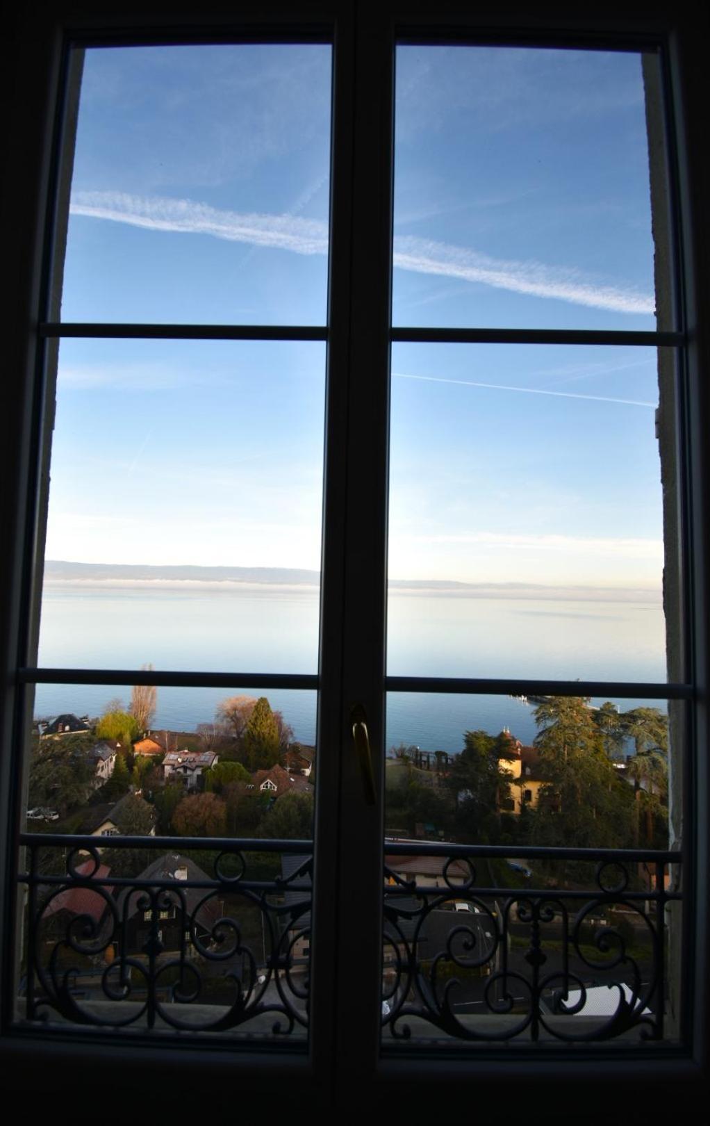 Appartement Avec Vue 180 Sur Le Lac Leman Thonon-les-Bains Kültér fotó