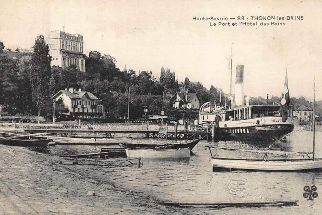 Appartement Avec Vue 180 Sur Le Lac Leman Thonon-les-Bains Kültér fotó